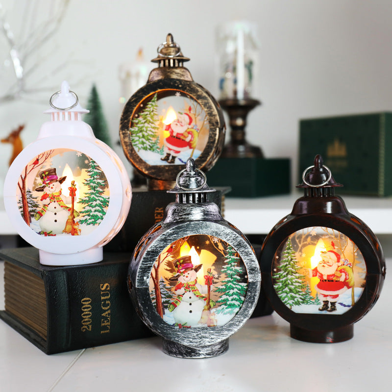 Santymania Small Christmas Night Lamp Desktop