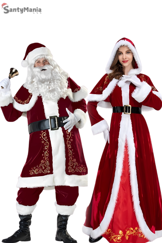 Santymania Women Christmas Ball Performance Luxury Costume