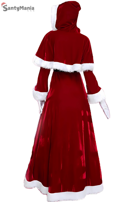 Santymania Women Christmas Ball Performance Luxury Costume